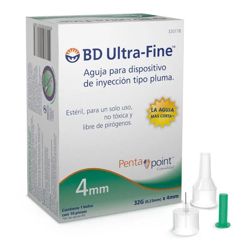 Aguja ultra fina 4 mm