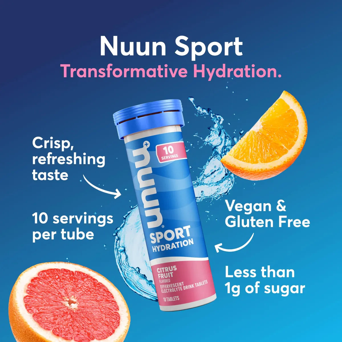 Nuun - sabor citrus fruit