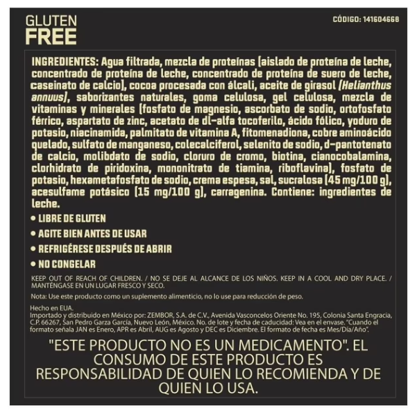 ON Gold Standard Protein Shake - chocolate