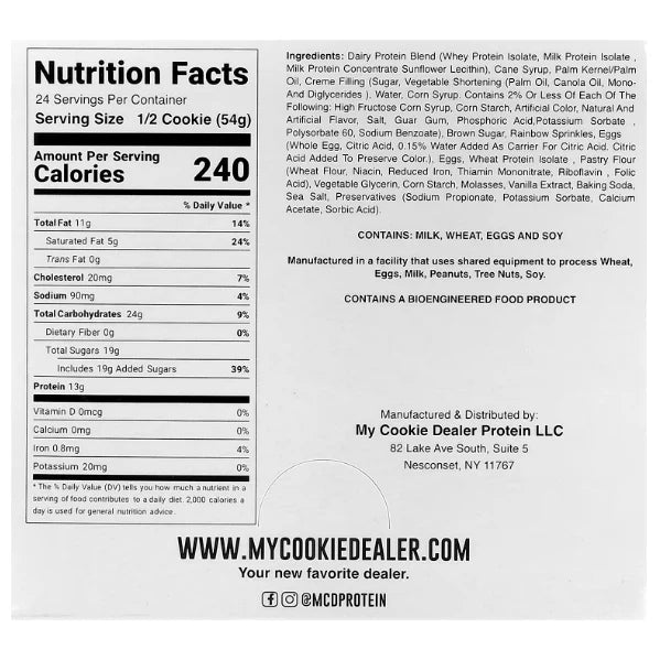 My Cookie Dealer Protein Cookie - Peanut butter y jelly