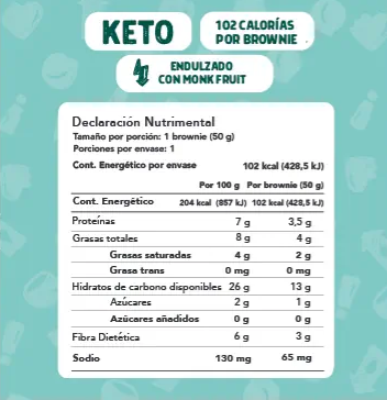 Huipi - Brownie chocolate keto
