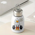 Taza de Gimnasio de Acero Inoxidable con Diseño de Pato “No Pain No Gain”