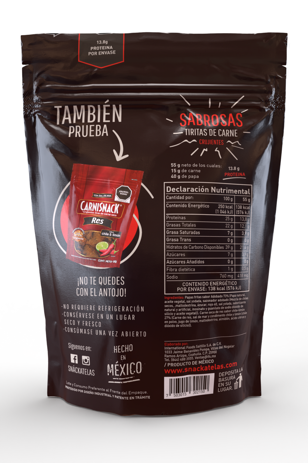 Snacktelas Adobadas