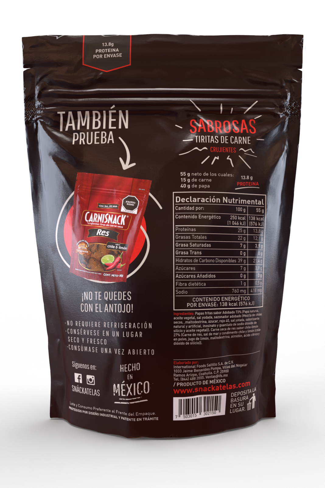 Snacktelas Adobadas