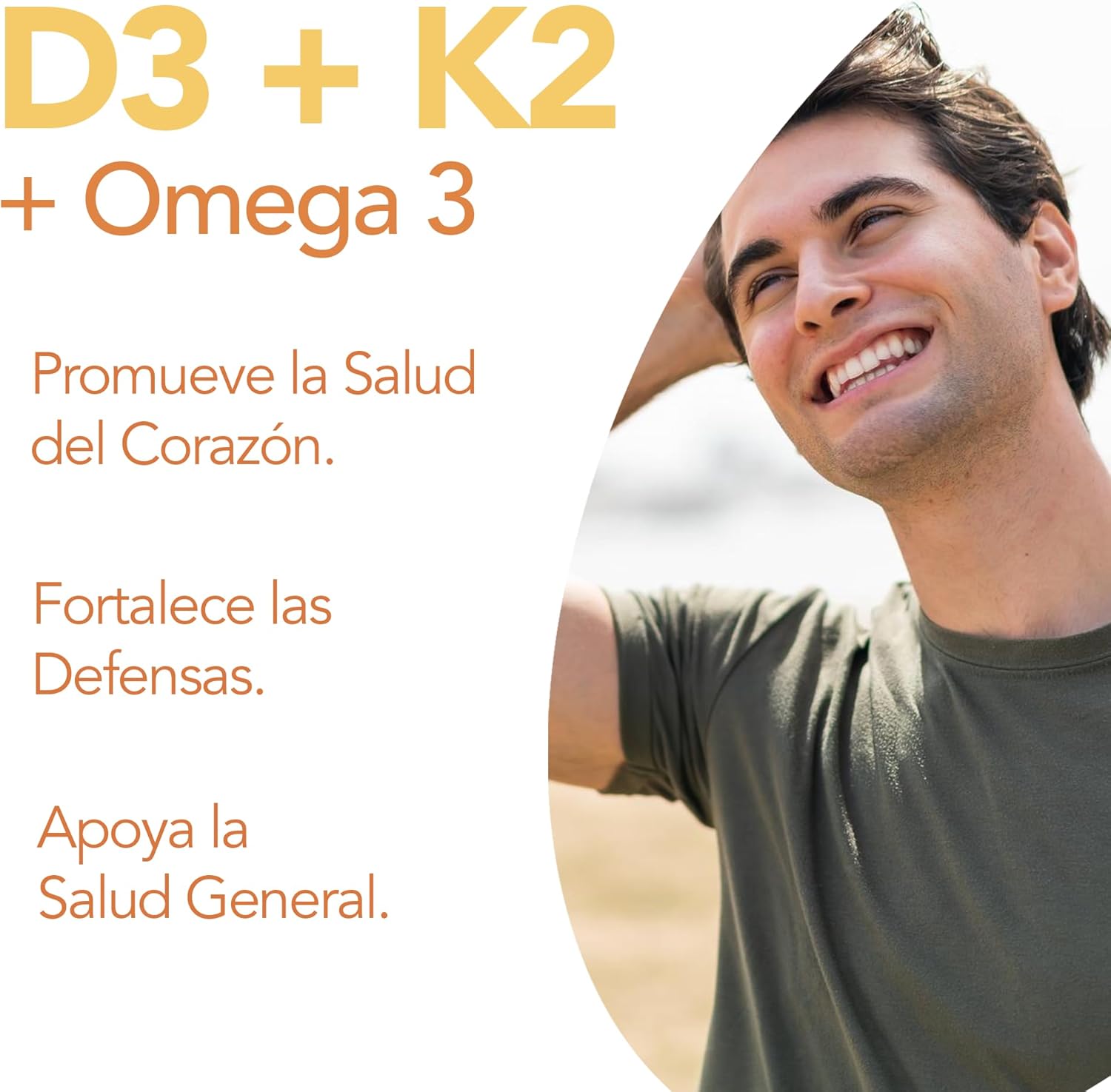 NatGel Vitaminas D3 + K2 y Omega 3 120 Capsulas