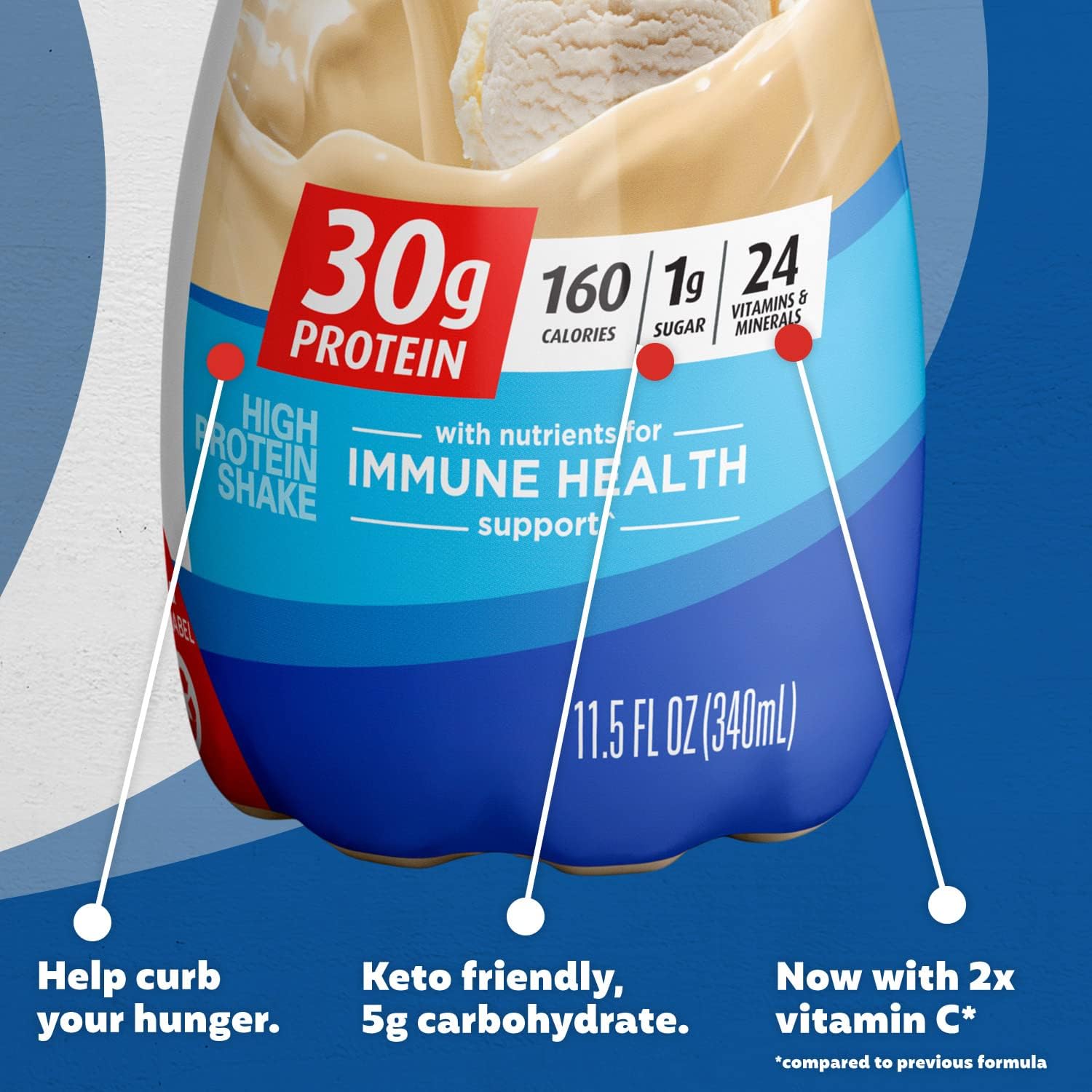Premier Protein Licuado de Proteina Sabor Vainilla