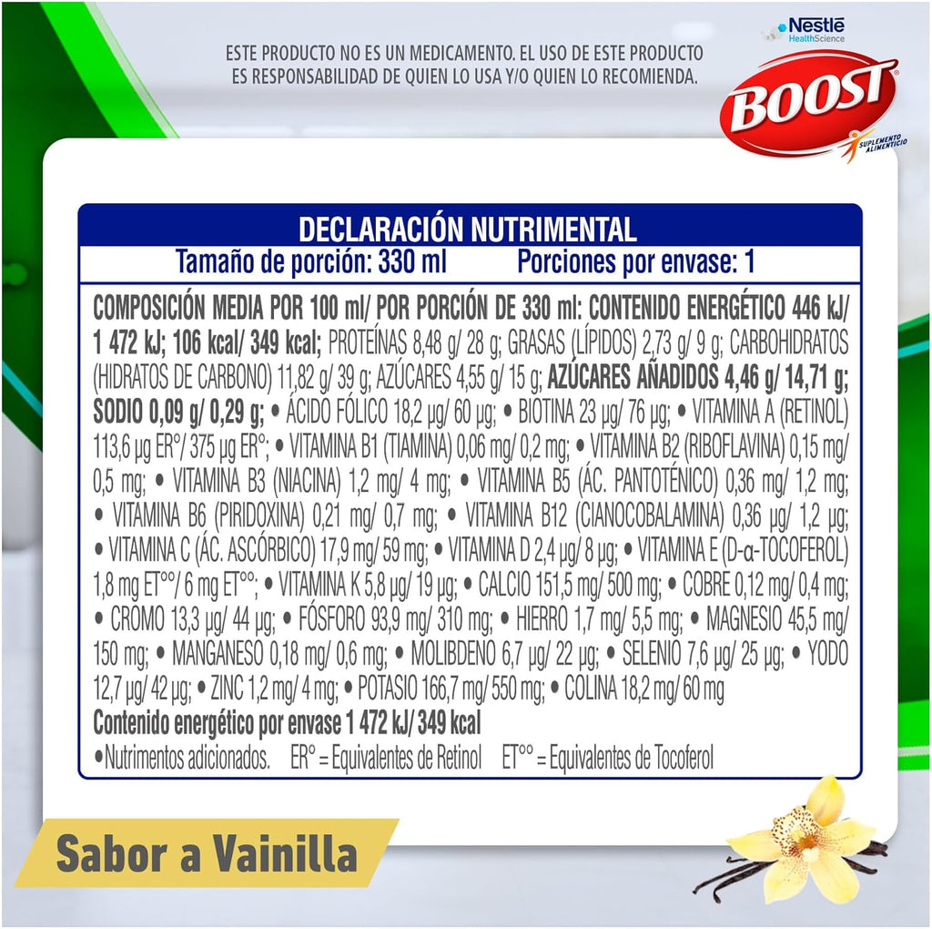 Boost proteína sabor Vainilla