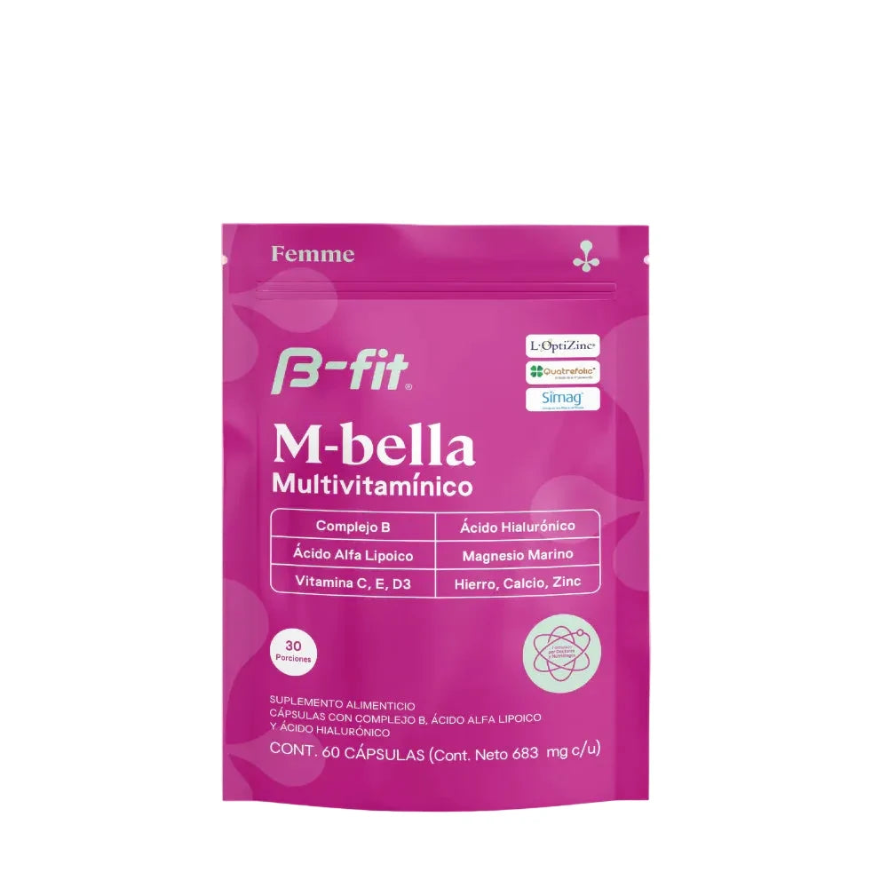 B-Fit M-Bella Multivitamínico 60 Cápsulas