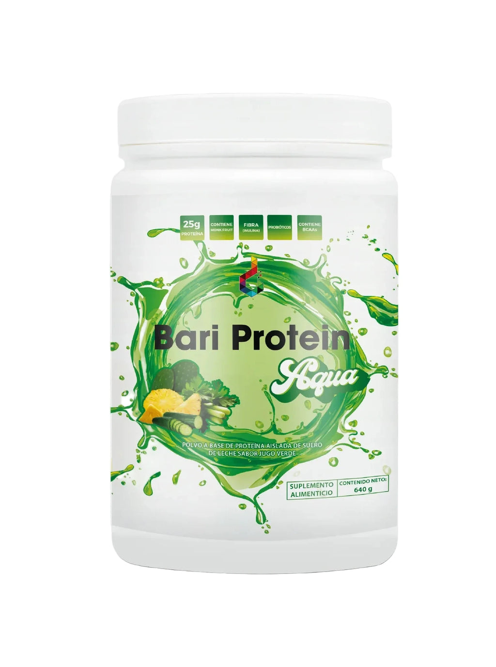 Bari Protein Aqua Sabor Jugo Verde