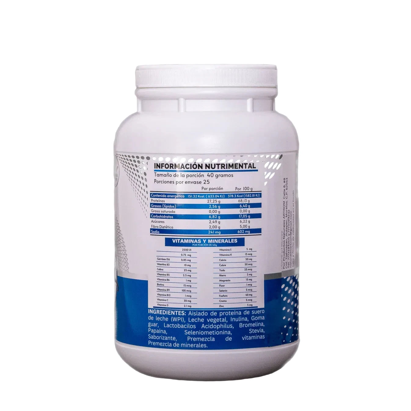 Naturales Artrom Protemax BS Sabor Vainilla