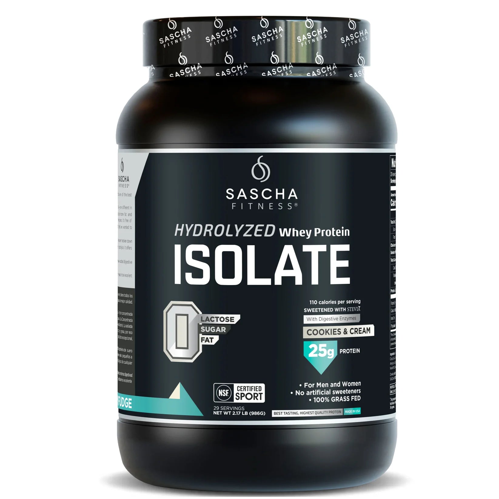 Sascha Fitness Proteína Sabor Cookies & Cream