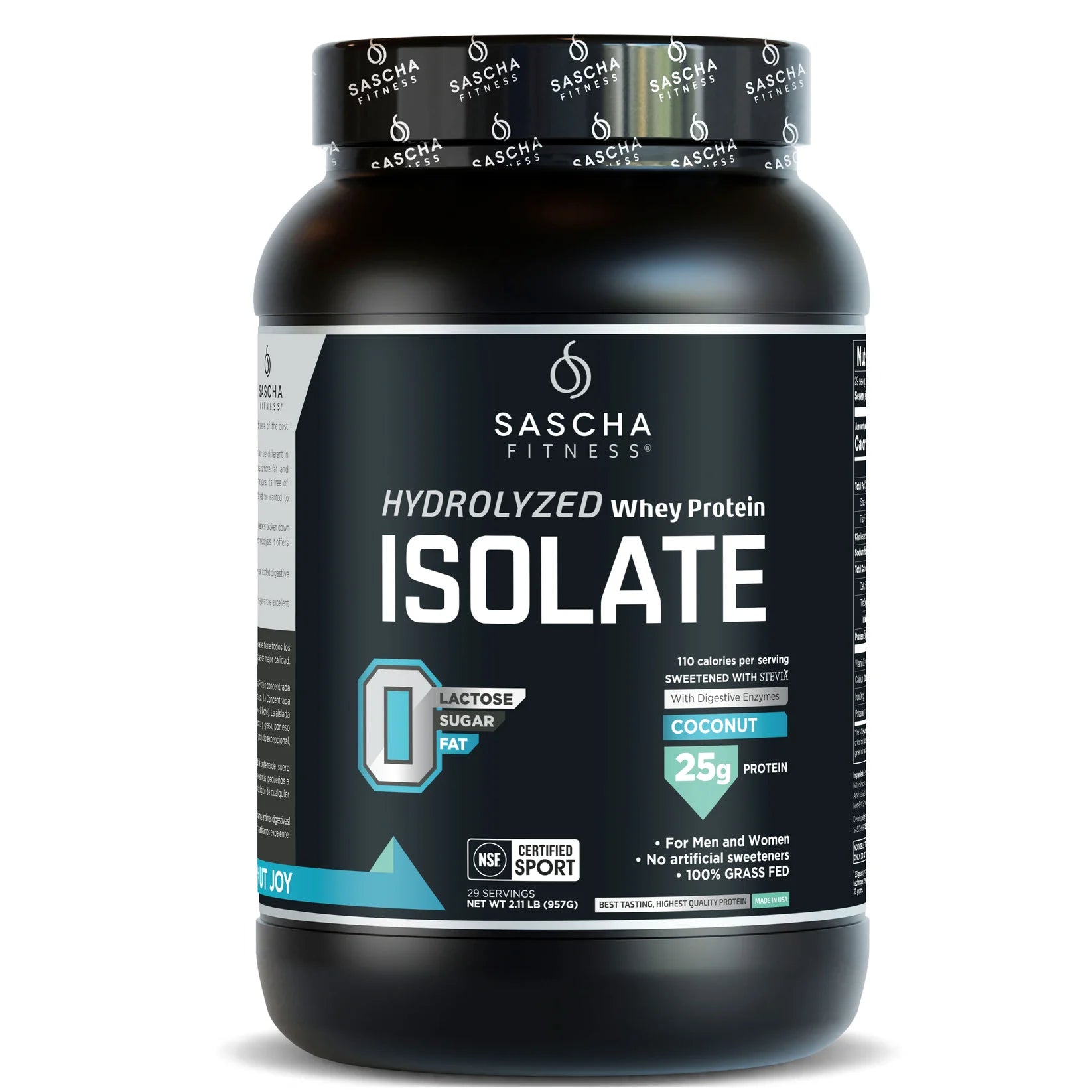 Sascha Fitness Proteína Sabor Coco