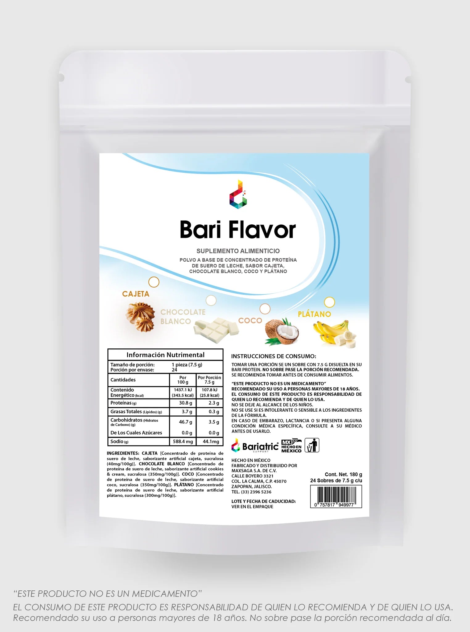 Bariatric Support Proteina Flavor Sabores Nuevos