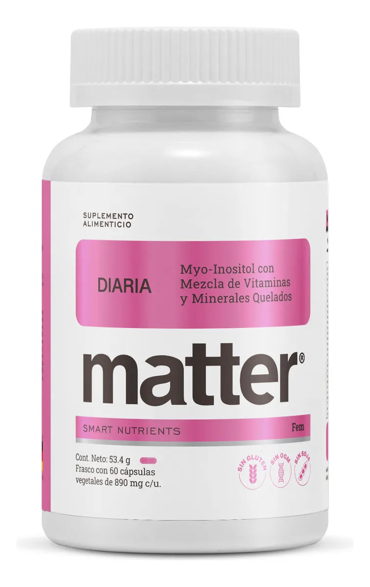 Matter Diaria Fem  Multivitamínico Bote con 60 Cápsulas