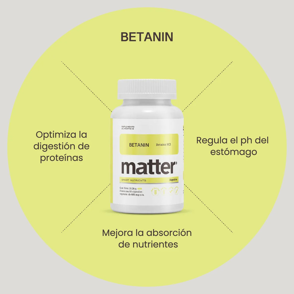 Matter Betanin Bote con 60 cápsulas