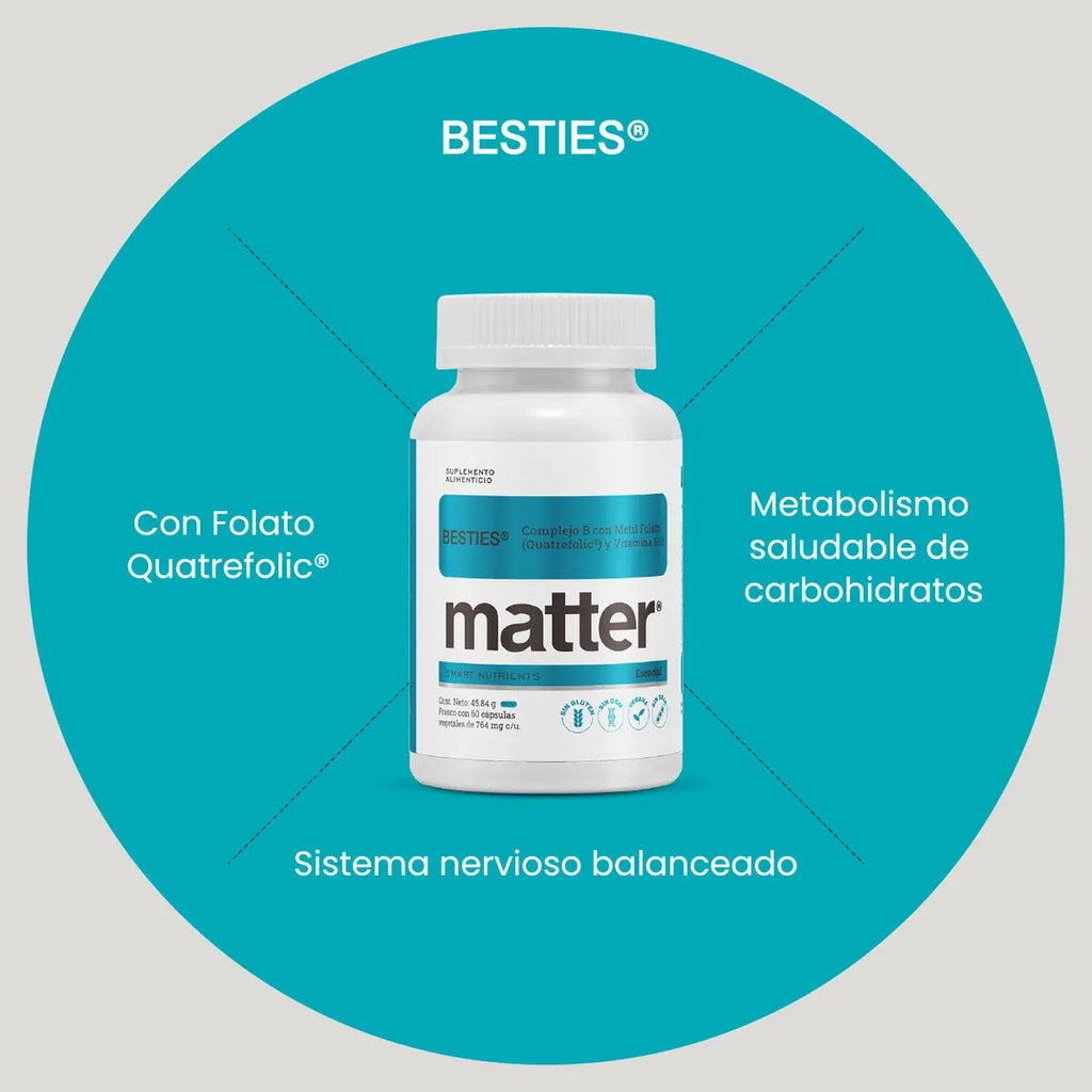Matter Besties Bote con 60 Cápsulas