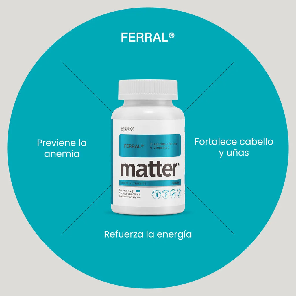 Matter Ferral Bote con 60 Cápsulas