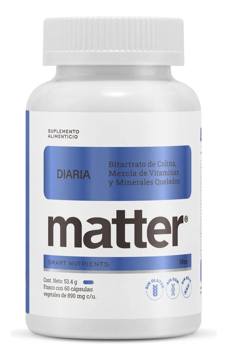 Matter Diaria Men Multivitamínico Bote con 60 Cápsulas