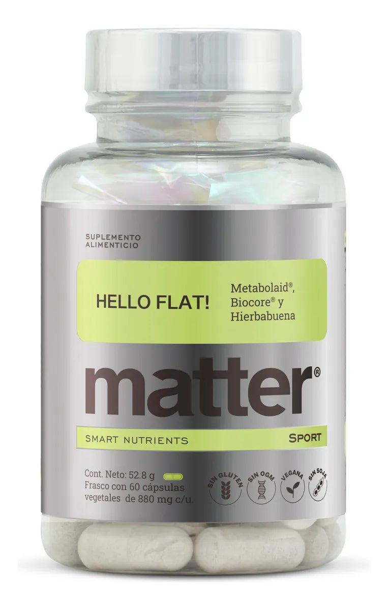 Matter Hello Flat ! Bote con 60 cápsulas