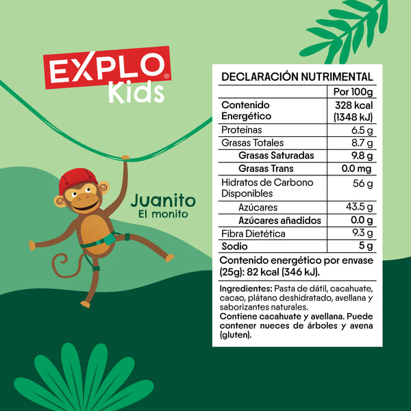 EXPLO Kids barrita sabor Choco Banana