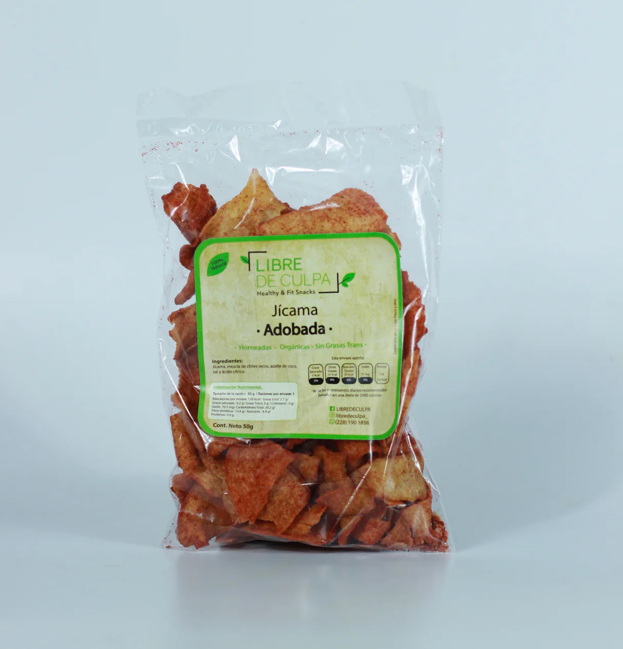 Libre de Culpa Chips de Jicama