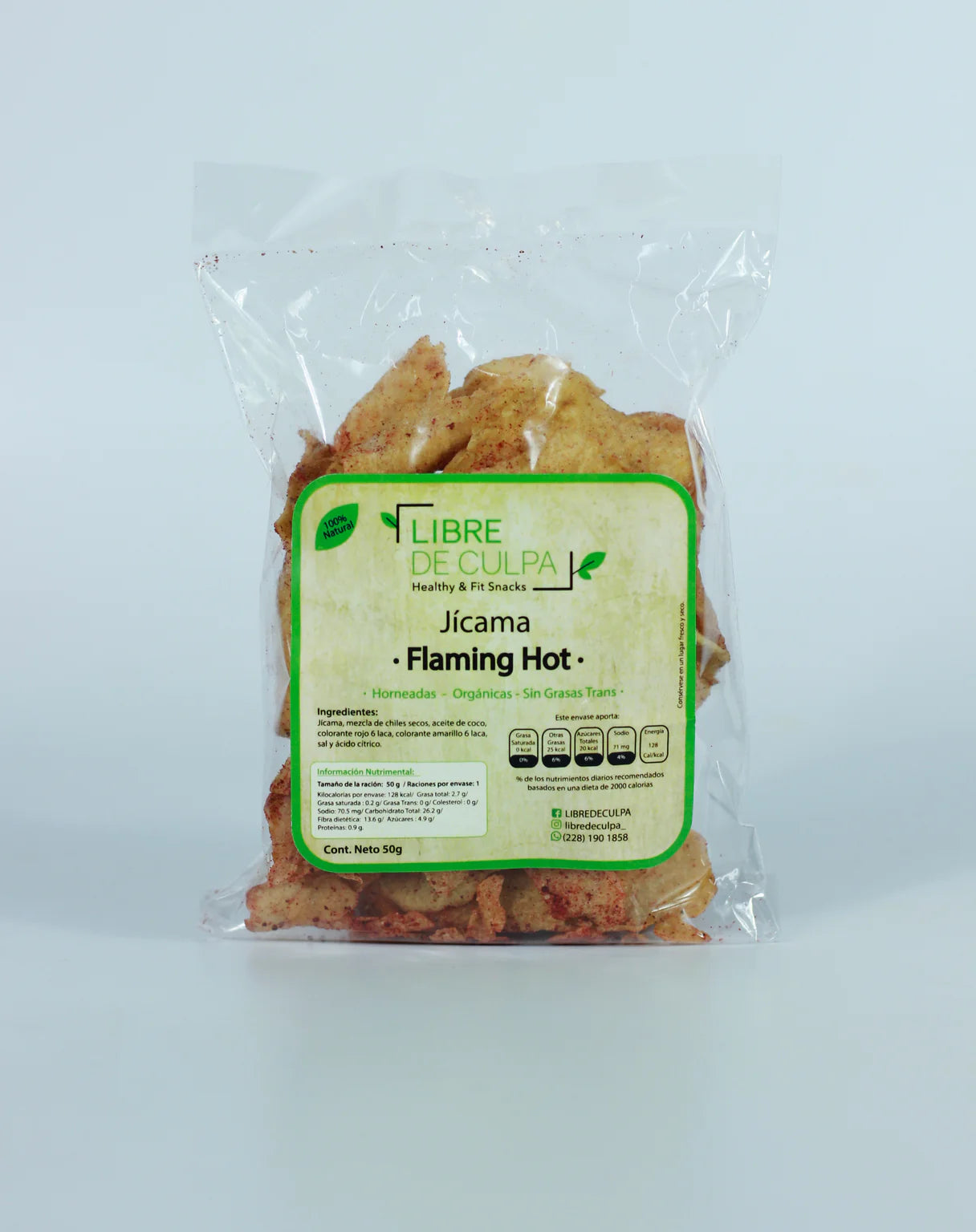 Libre de Culpa Chips de Jicama