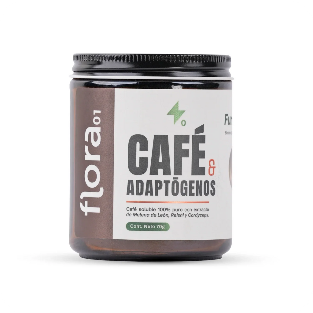 Flora Café con Adaptógenos