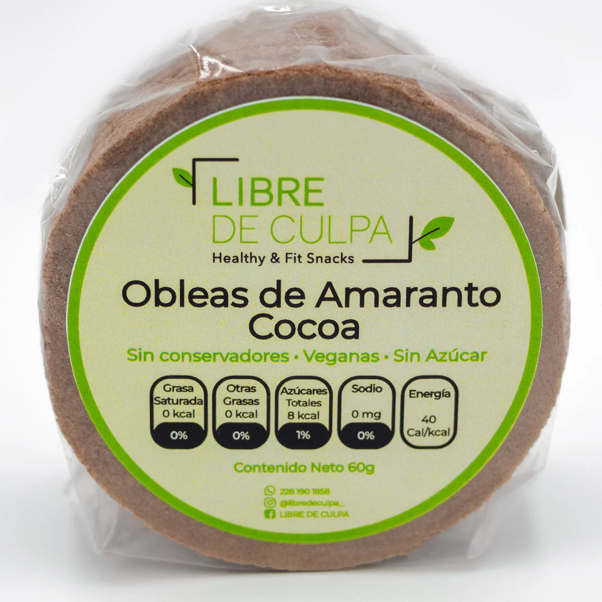 Libre de Culpa Obleas de Amaranto