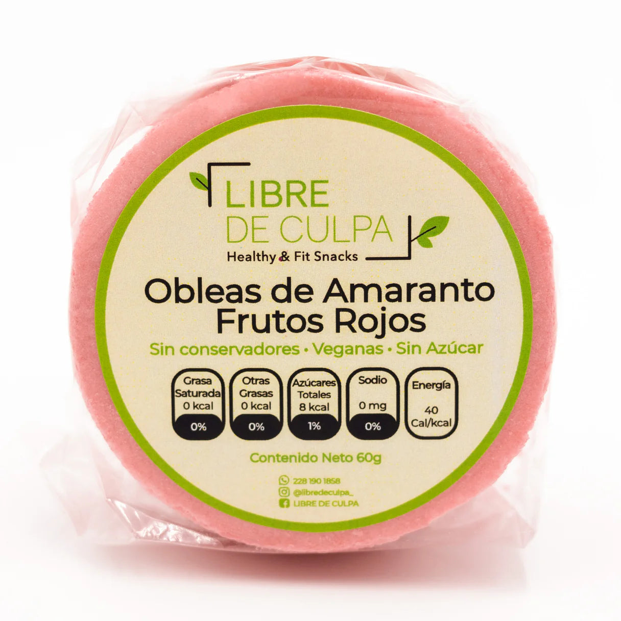 Libre de Culpa Obleas de Amaranto