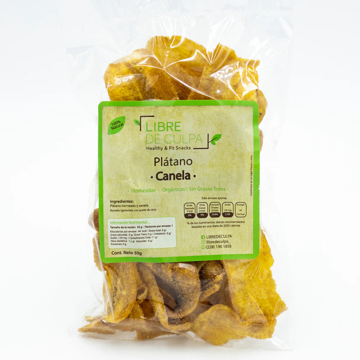 Libre de Culpa Chips de Platano