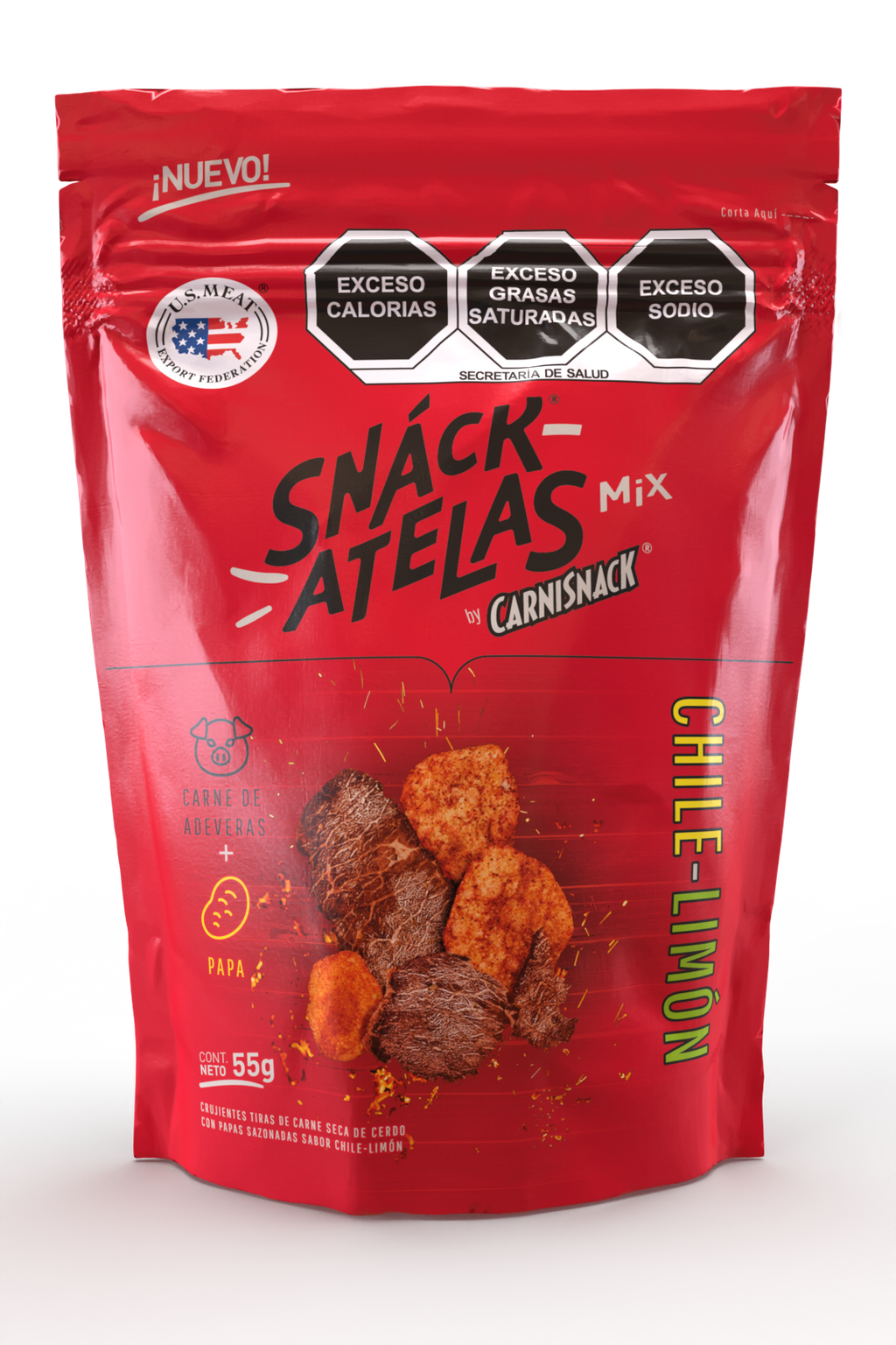 Snacktelas Chile y limón