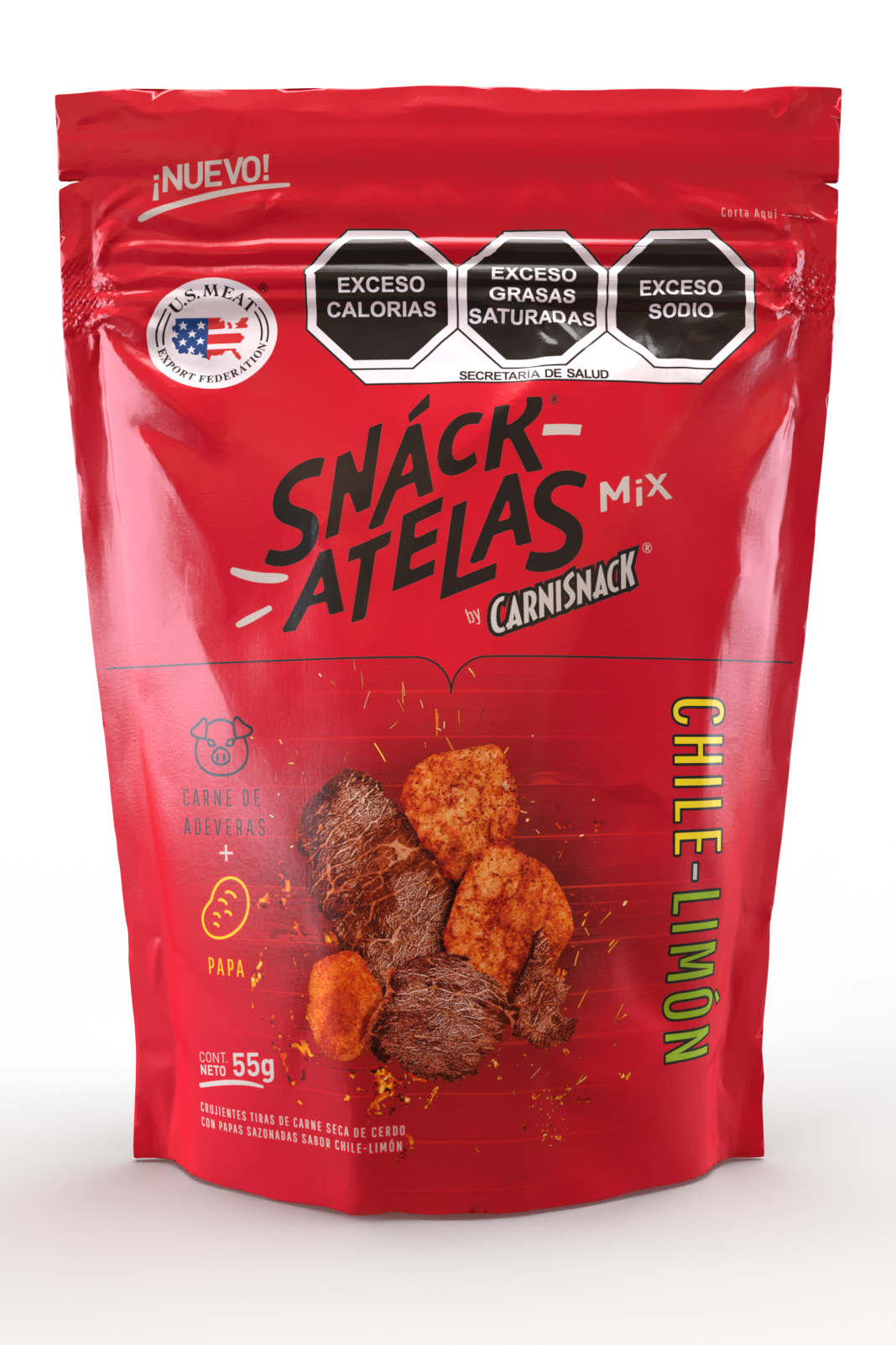 Snacktelas Chile y limón