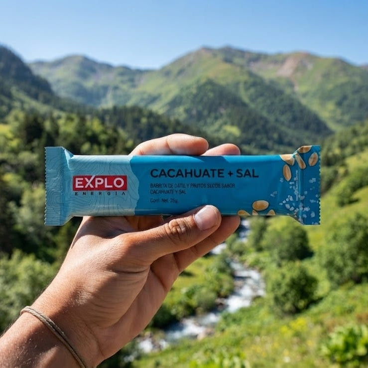 EXPLO Barra de proteína sabor Cacahuate Sal de Mar