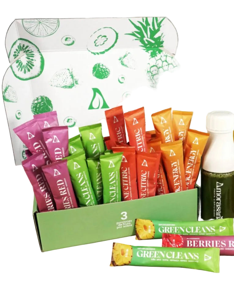 Amorasana Pack de 30 Sobres Full Mix + Shaker