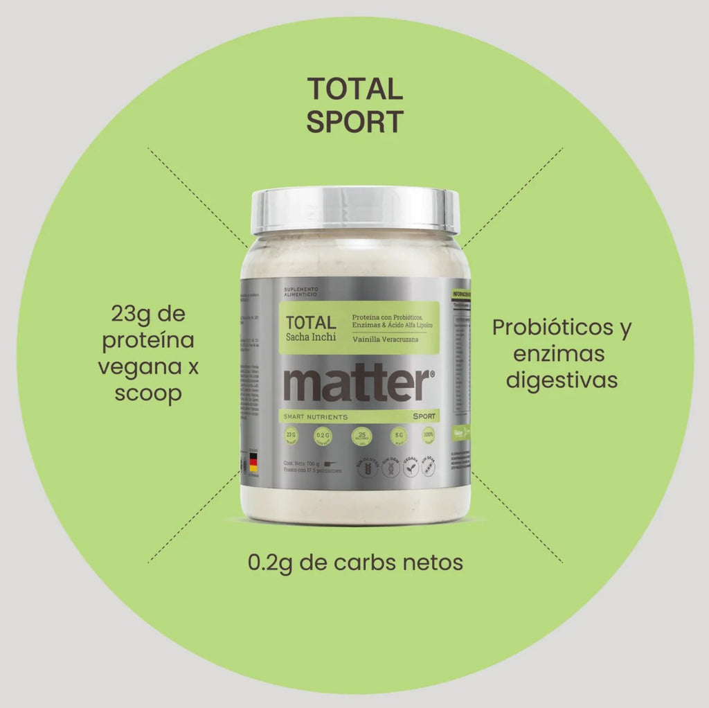 Matter Total Sport Proteína Vegana Sabor Chocolate Oaxaqueño