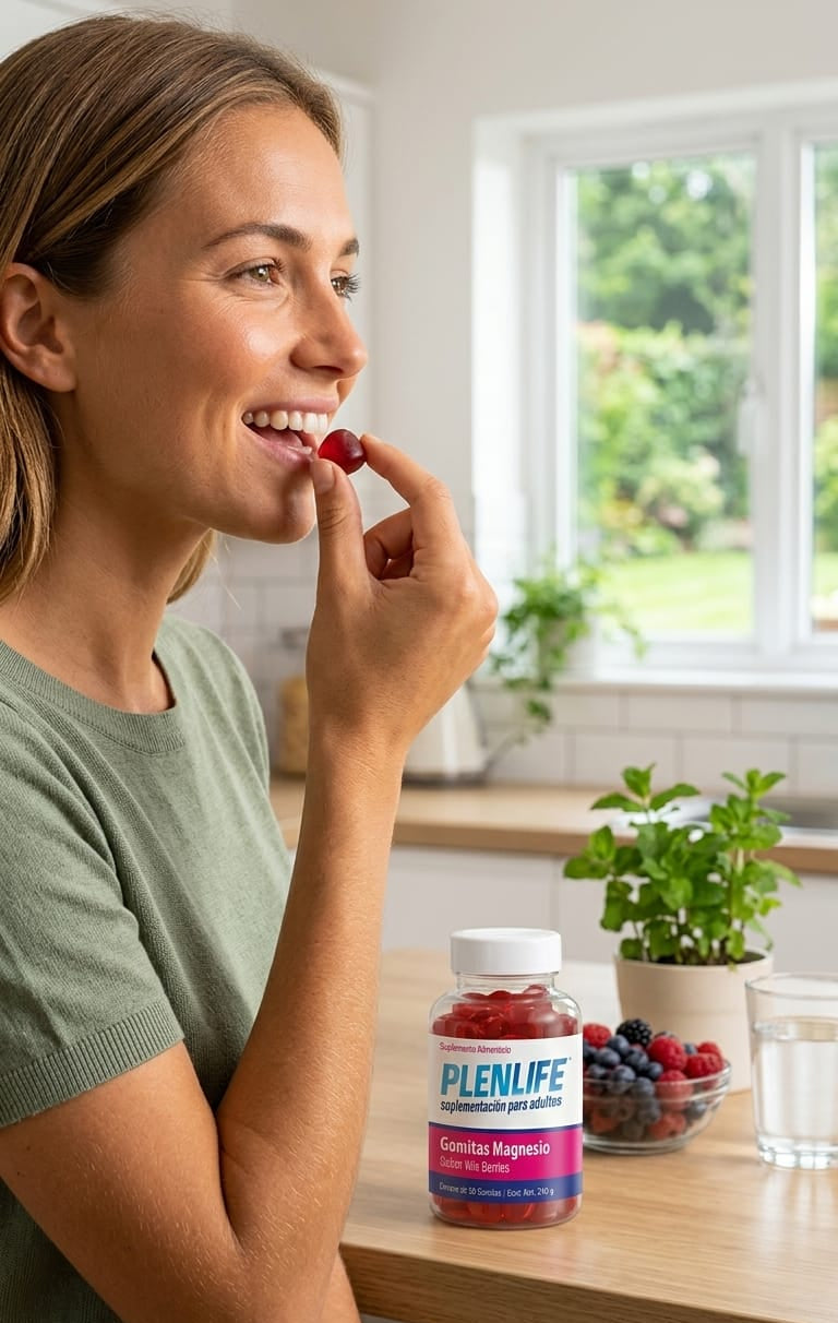 Plenlife Gomitas de Magnesio Sabor Mix Berries