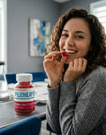 Plenlife Gomitas de Biotina y Zinc Sabor Frutos Rojos