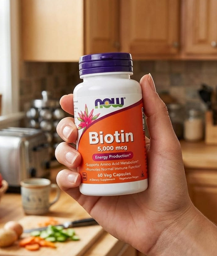Now Biotina high potency 5000 mcg