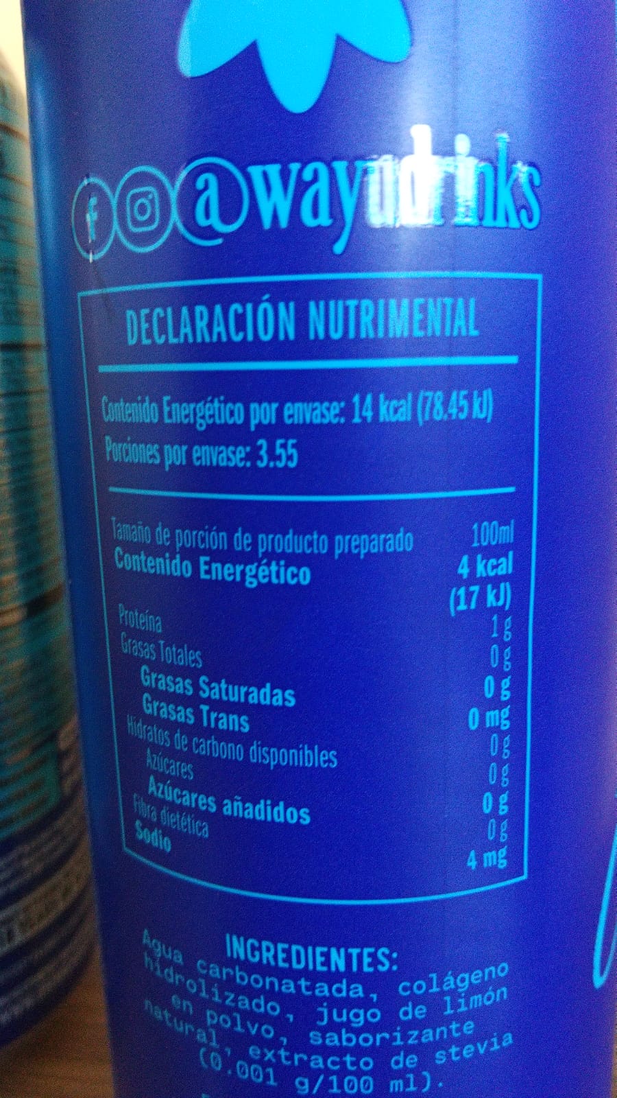 Wayú Blueberry Lemonade Colàgeno
