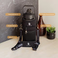 B Life Botella Motivacional 2L negro