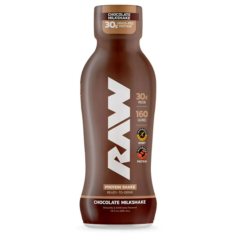 Raw Isolate protein chocolate milkshake
