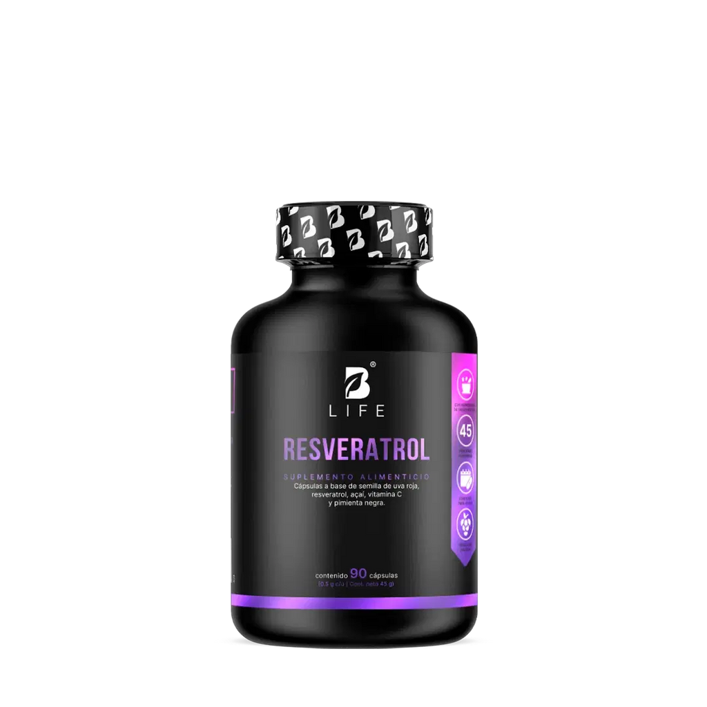 B Life Resveratrol 90 Cápsulas