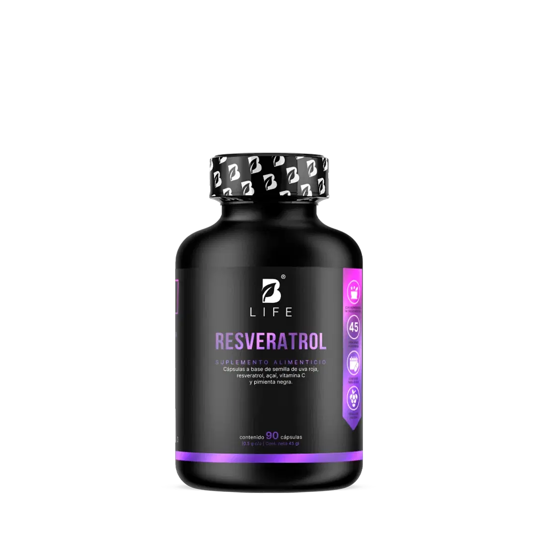 B Life Resveratrol 90 Cápsulas