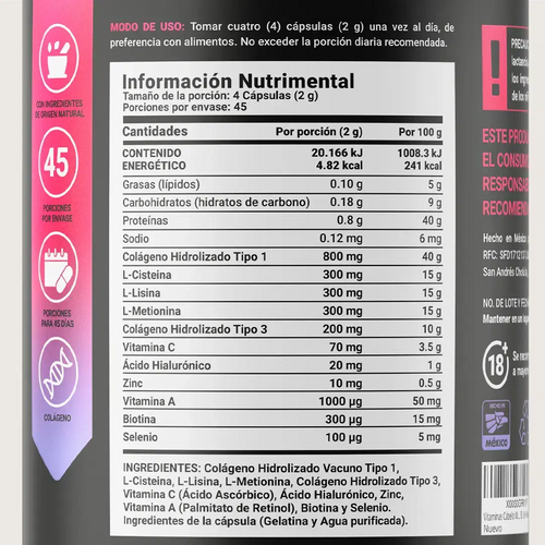 B Life Women's HR 90 Cápsulas