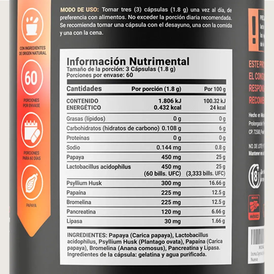 B Life Enzym Blend 90 Cápsulas