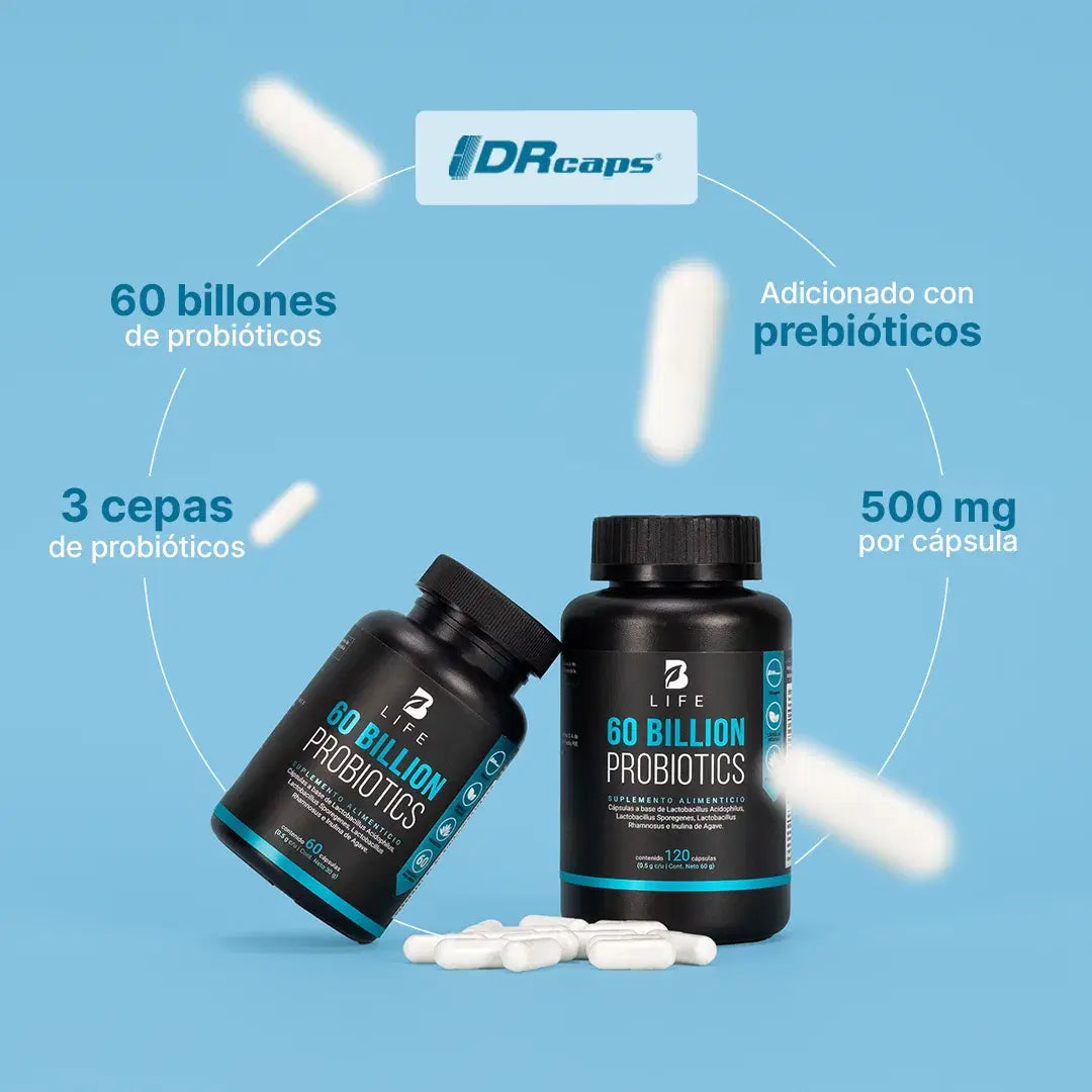 B Life 60 Billones de Probióticos 60 Cápsulas