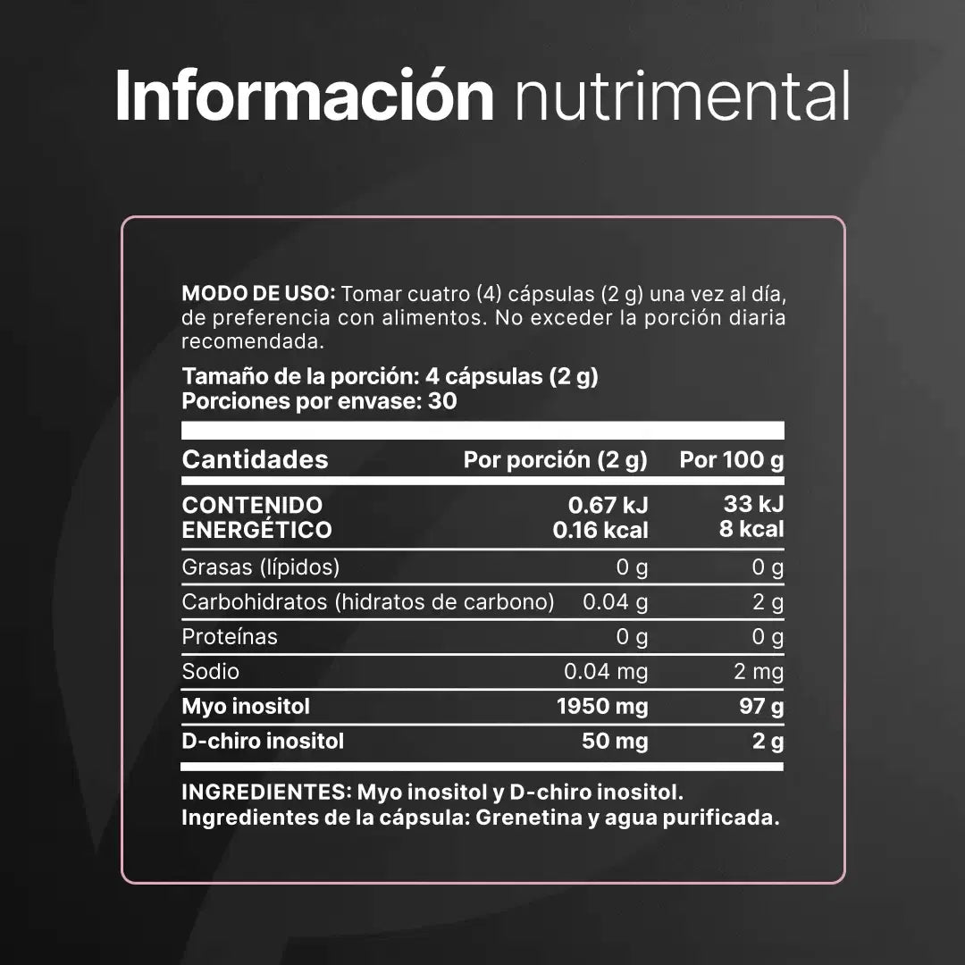 B Life Myo & D-Chiro Inositol 120 Cápsulas