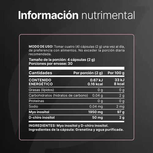 B Life Myo & D-Chiro Inositol 120 Cápsulas