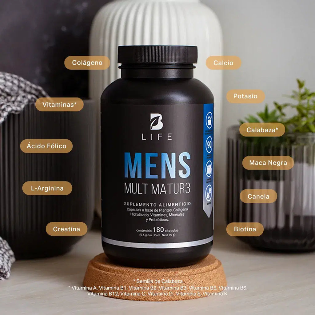 B Life Men´s Mult Mature3 90 Cápsulas