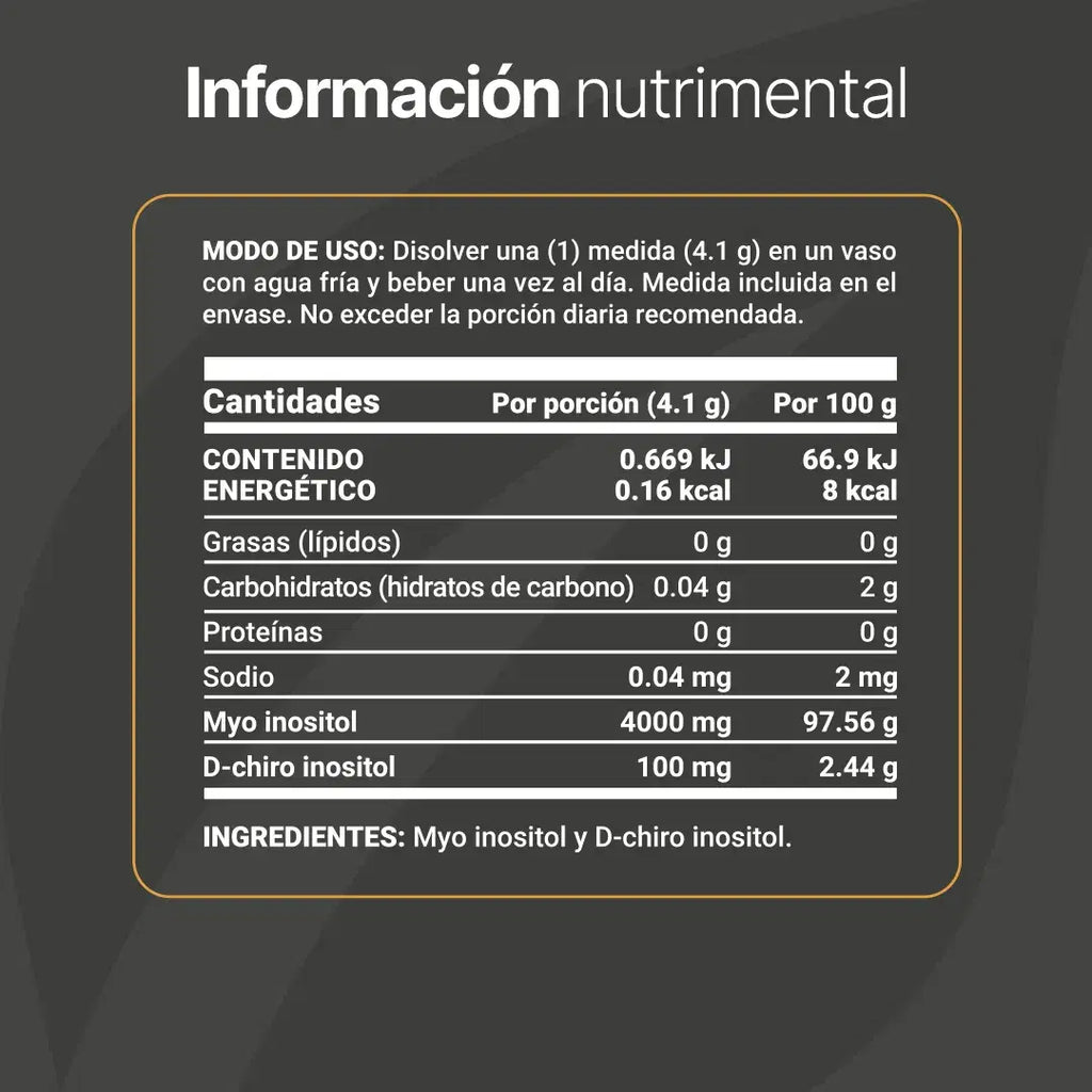 B Life Myo & D-Chiro Inositol En Polvo